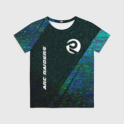 Детская футболка ARC Raiders glitch blue