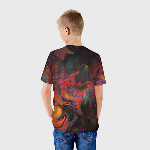 Детская футболка Standoff 2 - Oil Sheen pattern / 3D-принт – фото 4