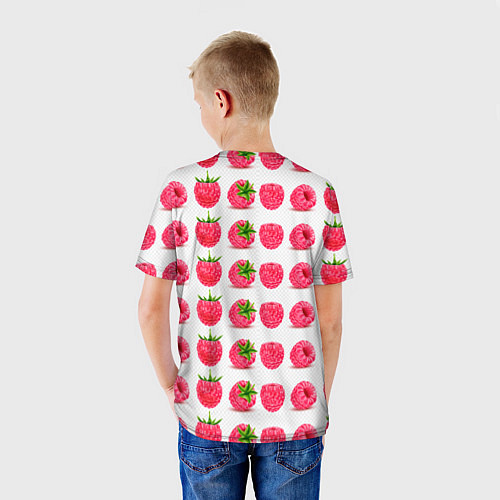 Детская футболка Ягода малина узор / 3D-принт – фото 4