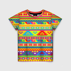 Детская футболка Мексиканские этнические узоры