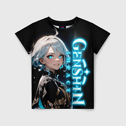 Детская футболка Фурина из фонтейна - Genshin Impact