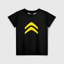 Детская футболка Citroen logo yellow
