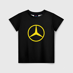 Детская футболка Mercedes logo yello