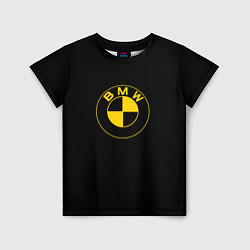 Детская футболка BMW logo yellow