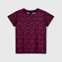 Детская футболка Linkin park pink logo