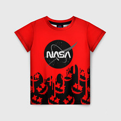 Детская футболка Marshmello x Nasa red