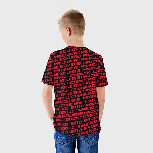 Детская футболка Kojima pattern game / 3D-принт – фото 4