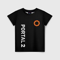 Детская футболка Portal logo brend