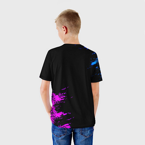 Детская футболка Brawl stars neon colors / 3D-принт – фото 4
