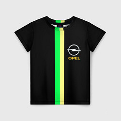 Футболка детская Opel line geometry, цвет: 3D-принт