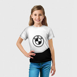 Футболка детская BMW sport geometry, цвет: 3D-принт — фото 2