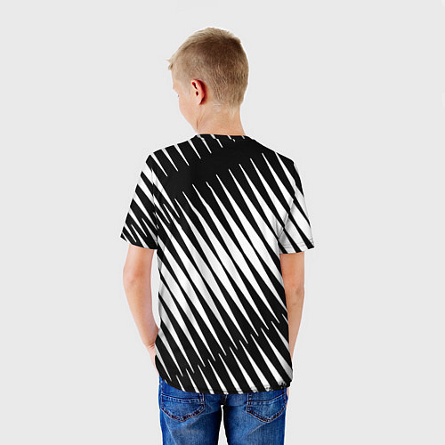 Детская футболка Among us текстура / 3D-принт – фото 4
