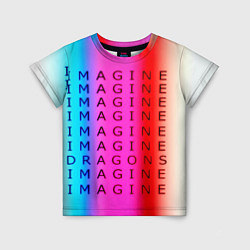 Детская футболка Imagine Dragons neon rock