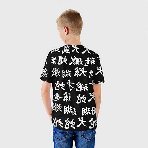 Детская футболка Cyberpunk samurai japan steel / 3D-принт – фото 4