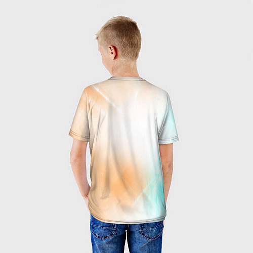 Детская футболка RUST gradient / 3D-принт – фото 4