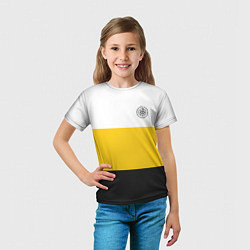 Футболка детская За веру царя и святую триединую Русь КЦК на узорно, цвет: 3D-принт — фото 2