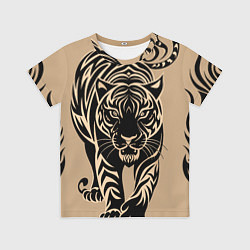Детская футболка Татуировка с тигром