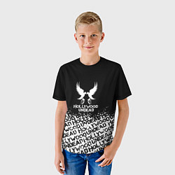 Футболка детская Hollywood Undead band, цвет: 3D-принт — фото 2