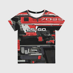 Футболка детская СS deagle aggressor, цвет: 3D-принт