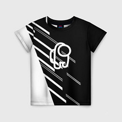 Футболка детская Among us pattern sport, цвет: 3D-принт