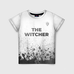 Футболка детская The Witcher - white gradient посередине, цвет: 3D-принт