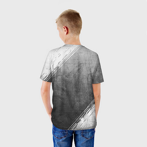 Детская футболка Sporting - grey gradient / 3D-принт – фото 4
