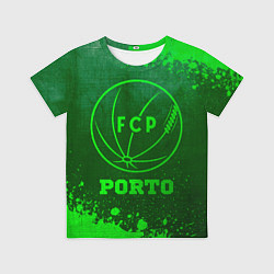 Детская футболка Porto - green gradient
