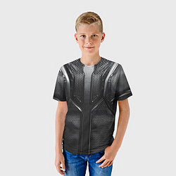 Футболка детская Карбоновый байкер, цвет: 3D-принт — фото 2