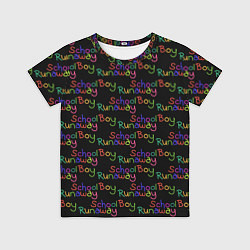 Детская футболка Logo - Schoolboy Runaway pattern