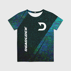 Детская футболка Deadlock glitch blue