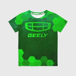 Футболка детская Geely - green gradient, цвет: 3D-принт