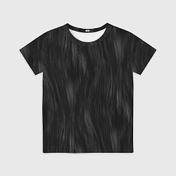 Детская футболка Мех чёрной кошки