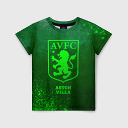 Детская футболка Aston Villa - green gradient