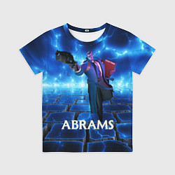 Детская футболка Deadlock Abrams синие молнии