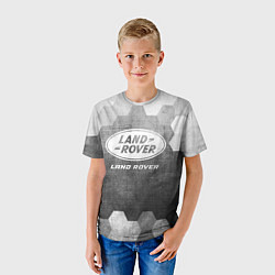 Футболка детская Land Rover - grey gradient, цвет: 3D-принт — фото 2