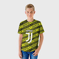 Футболка детская Juventus pattern fc, цвет: 3D-принт — фото 2