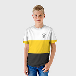 Футболка детская Мы русские с нами Бог НИКА 2 черная патриоты, цвет: 3D-принт — фото 2