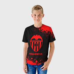 Футболка детская Valencia - red gradient, цвет: 3D-принт — фото 2