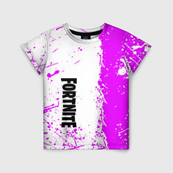 Детская футболка Fortnite pink color