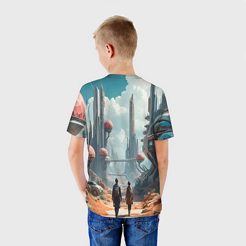 Детская футболка Планета фантастика / 3D-принт – фото 4