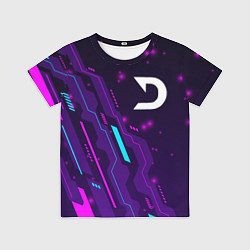 Детская футболка Deadlock neon gaming