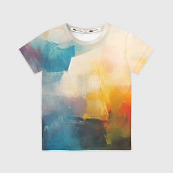 Детская футболка Живопись мазками
