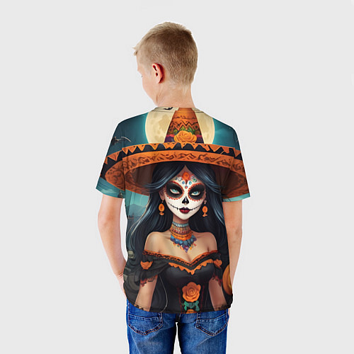 Детская футболка Страшилки ведьмочка / 3D-принт – фото 4