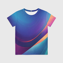Детская футболка Красивый градиент абстракция