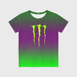 Детская футболка Monster energy gradient