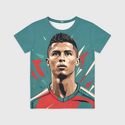 Детская футболка Футболист Рональдо