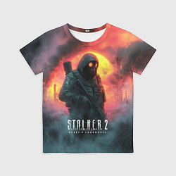 Детская футболка Stalker 2 радиоактивный фон