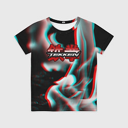 Футболка детская Tekken fire glitch, цвет: 3D-принт