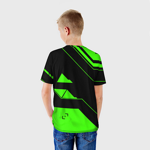 Детская футболка Razer geometry game / 3D-принт – фото 4