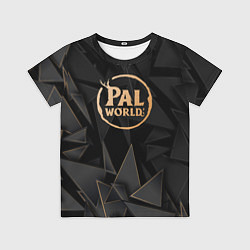 Детская футболка Palworld golden poly